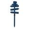 Glitzhome® 36" Directional Patriotic Top Hat Stake
